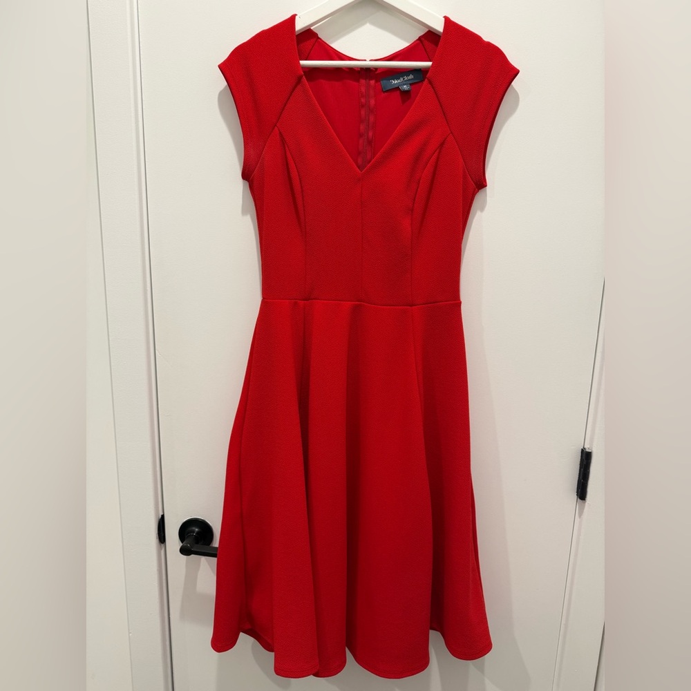 Modcloth Vibrant Red Mini Dress